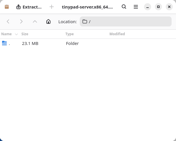 Double-clicking the Ilopad .rpm opens the Archive Manager, which only extracts the file instead of installing it